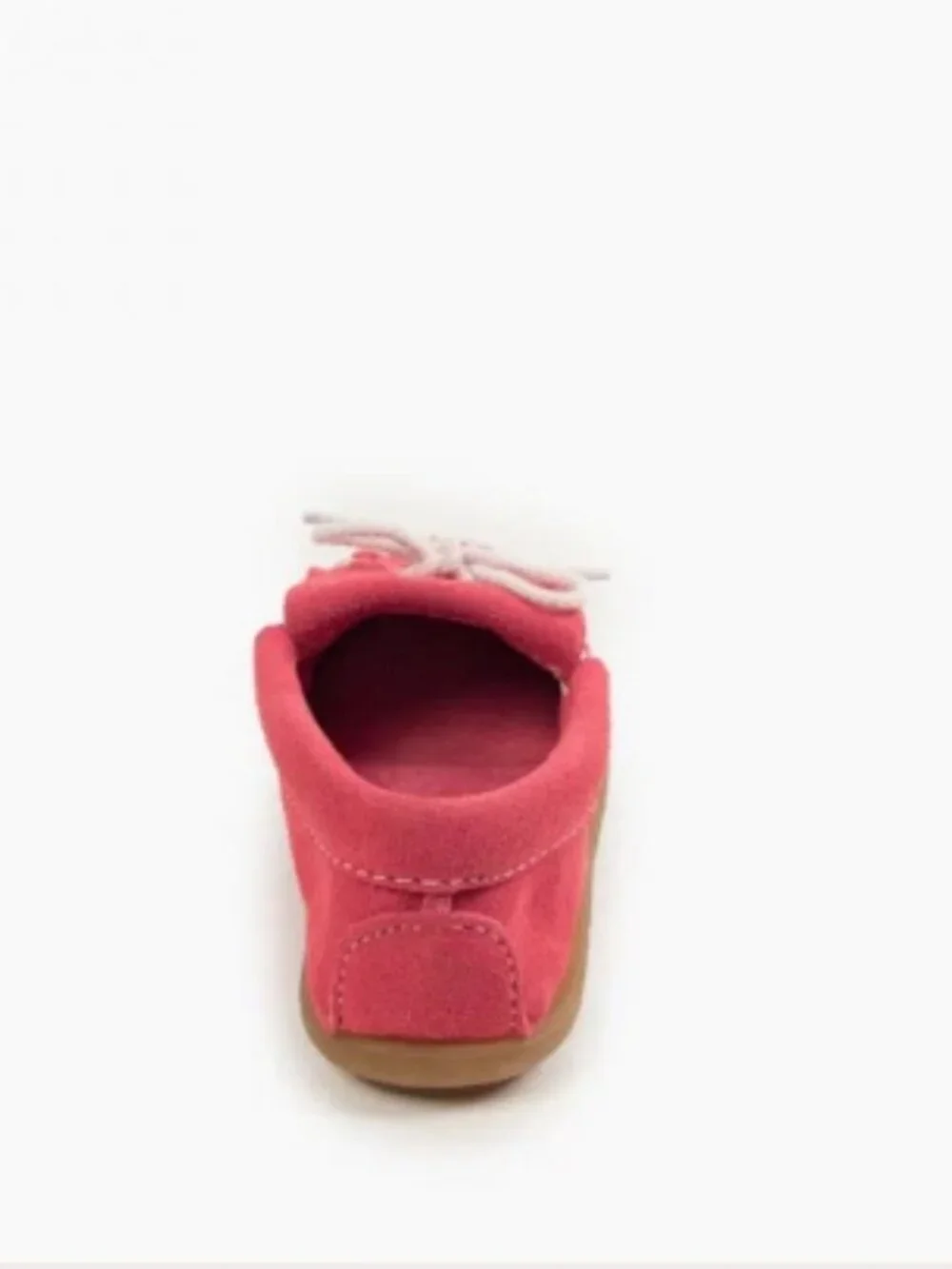 NWT Minnetonka Girls Vintage Hot Pink Thunderbird Moccasins
